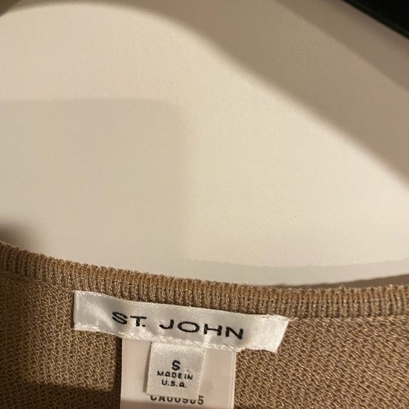 ST John golden bronze knitted tank Size S - Picture 3 of 3